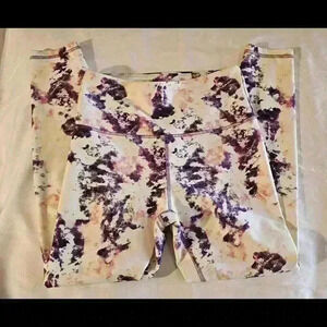 Jessica Simpson Active Tie-Dye Purple leggings